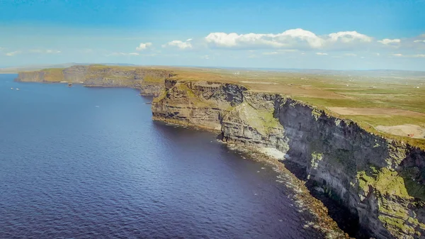 Flight Famous Cliffs Moher Ireland Travel Photography — Stock Photo, Image