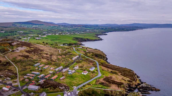 Flug Über Malinkopf Der Nördlichste Punkt Irlands Reisefotos — Stockfoto