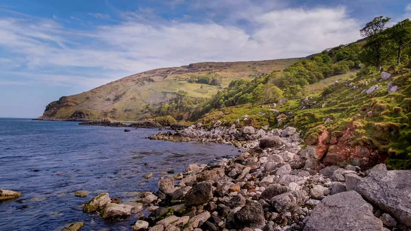 Kuzey Rlanda Murlough Bay Üzerinde Uçuş Güzel Bir Dönüm Noktası — Stok fotoğraf