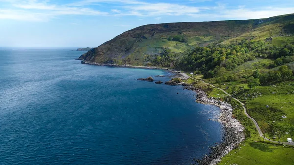 Csodálatos Murlough Bay Észak Írországban Légi Felvétel Utazási Fotózás — Stock Fotó