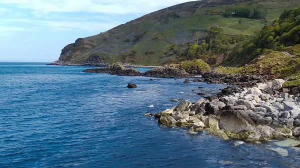 Murlough Bay Kuzey Rlanda Havadan Görünümü Seyahat Fotoğrafçılığı — Stok fotoğraf