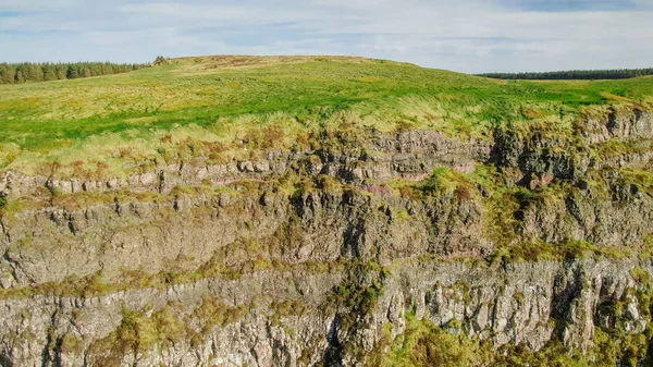 Політ Над Скелями Біненендах Північній Ірландії Подорож Фотографія — стокове фото