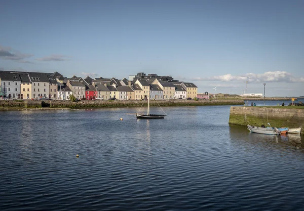 Színes Házak Galway Utazás Fotózás — Stock Fotó