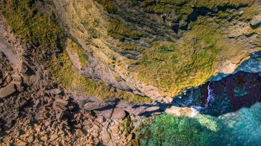 İrlanda'nın batı kıyısında Güzel Kilkee Cliffs - seyahat fotoğrafçılığı