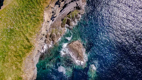 Schöne Kilkee Klippen Der Westküste Irlands Reisefotos — Stockfoto