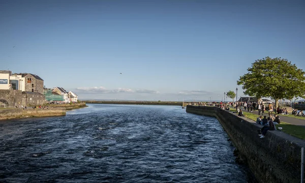 Популярний Пірс Голуей Claddagh Голуей Claddagh Ірландія Травня 2019 — стокове фото