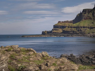 Kuzey İrlanda'da Beautiful Giants Causeway Coast - seyahat fotoğrafçılığı