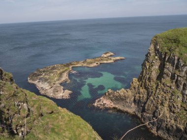 Causeway Coast seyahat - Dunseverick Kalesi - seyahat fotoğrafçılığı