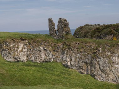 Causeway Coast seyahat - Dunseverick Kalesi - seyahat fotoğrafçılığı