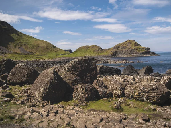 Διάσημοι Βράχοι Του Κόζαντς Στη Βόρεια Ιρλανδία Φωτογράφιση Ταξιδιών — Φωτογραφία Αρχείου