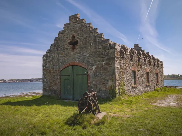 Oude Middeleeuwse Ruïnes Van Castle Ward Noord Ierland Reisfotografie — Stockfoto