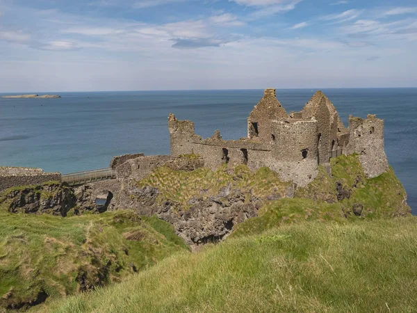 Dunluce Castle Northern Ireland Famous Movie Location Travel Photography — Stock Photo, Image