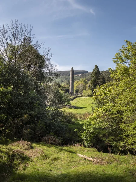 Ancient Monasty Glendalough Wicklow Mountains Ireland Travel Photography — Stock Photo, Image