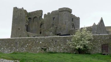 İrlanda'da Cashel Kayası'nın ikonik kalıntıları