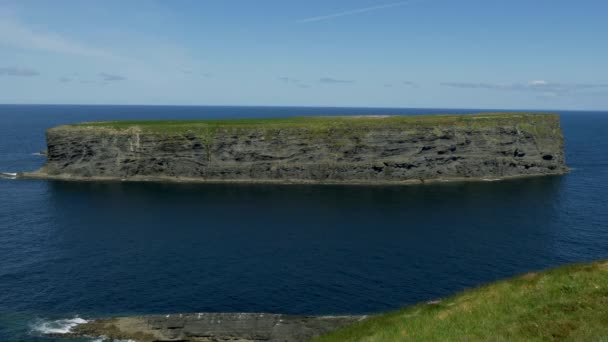 Água Oceano Atlântico Azul Costa Oeste Irlanda — Vídeo de Stock