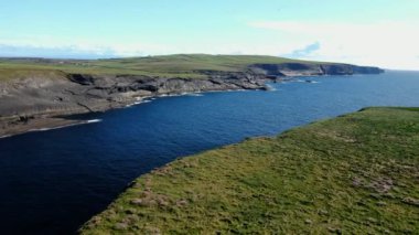 Kuzey İrlanda'da Murlough Bay - havadan görüntü görüntüleri - seyahat konsepti