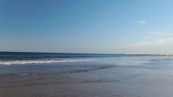 Caminhando Castlerock Beach Pôr Sol — Vídeo de Stock