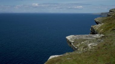 Loop Head İrlanda County Clare at - hava drone görüntüleri 