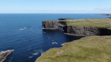 Loop Head İrlanda County Clare at - hava drone görüntüleri 