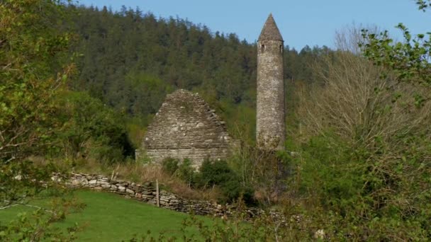 Famosa Rocha Cashel Irlanda Filmagens Viagem — Vídeo de Stock