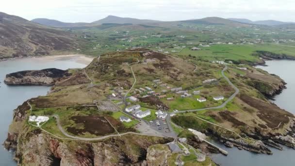 Vlucht Fort Dunree Bij Dunree Head Ierland — Stockvideo