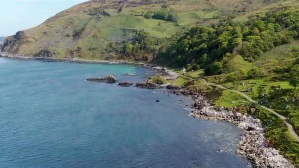 Flucht Entlang Der Berühmten Klippen Der Mutter Irland — Stockvideo