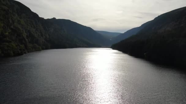 Les Lacs Glendalough Dans Les Montagnes Wicklow Irlande — Video