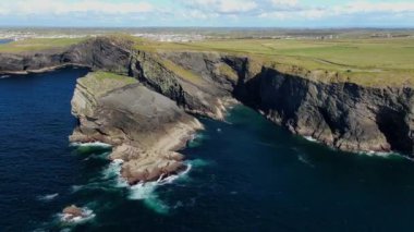 Kuzey İrlanda 'da Binenagh' ın muhteşem manzarası 