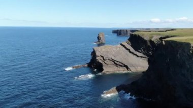 Loop Head İrlanda County Clare at - hava drone görüntüleri  