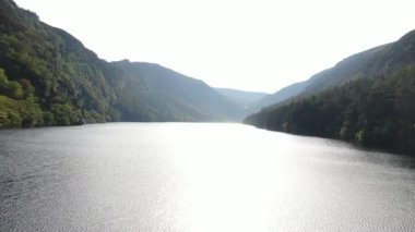 İrlanda Wicklow dağlarında Glendalough de göller - seyahat fotoğrafçılığı
