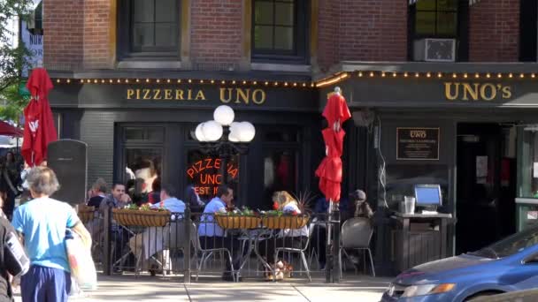 Pizzeria Uno Chicago Chicago Usa June 2019 — стокове відео