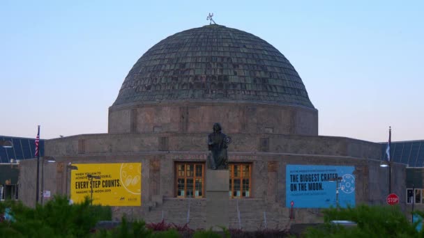 Planetario Adler Chicago Chicago Estados Unidos Junio 2019 — Vídeos de Stock