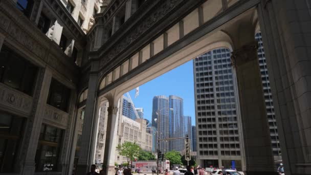 Здание Freddie Wrigley Чикаго Чикаго Сша Июня 2019 Года — стоковое видео