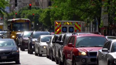 Chicago 'da ambulans arabası - Chicago, ABD - 11 Haziran 2019