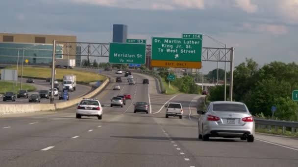 Driving Freeway Chicago Chicago Usa June 2019 — Stock Video