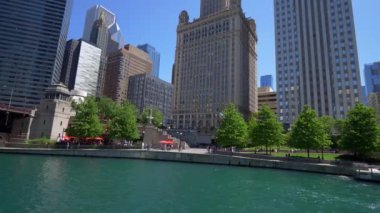 Chicago River'da Mimarlık - seyahat fotoğrafçılığı
