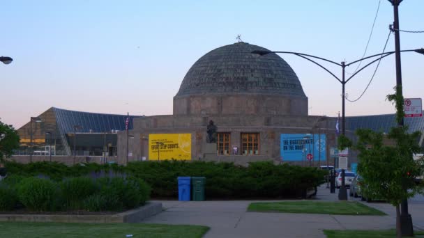 Adler Planetarium Chicago Chicago Usa June 2019 — Stock Video