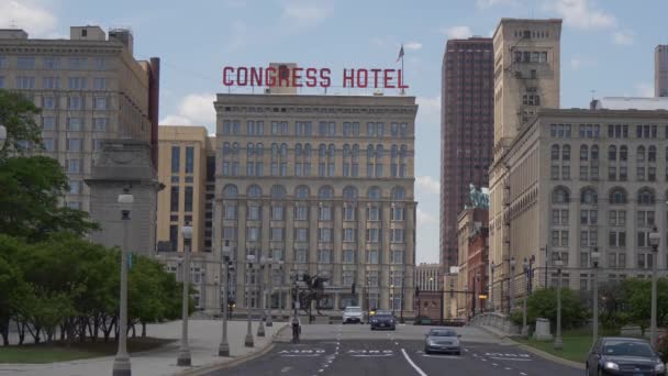 Congress Hotel Chicago Chicago Usa Czerwiec 2019 — Wideo stockowe