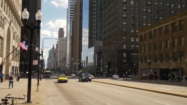 Famosa Michigan Avenue Chicago Chicago Usa Giugno 2019 — Video Stock