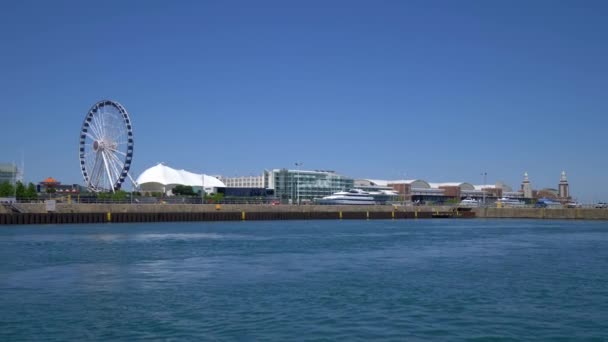 Rejs Navy Pier Chicago Chicago Usa Czerwiec 2019 — Wideo stockowe