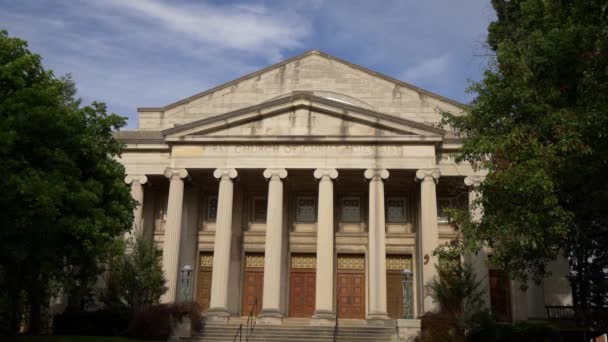 Primeira Igreja Cristo Cientista Louisville Louisville Kentucky Junho 2019 — Vídeo de Stock