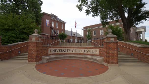 Universität Louisville Louisville Kentucky Juni 2019 — Stockvideo