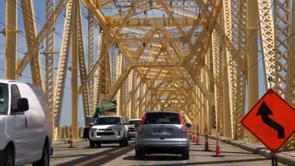 George Rogers Clark Denkmalbrücke Über Ohio River Louisville Kentucky Juni — Stockvideo