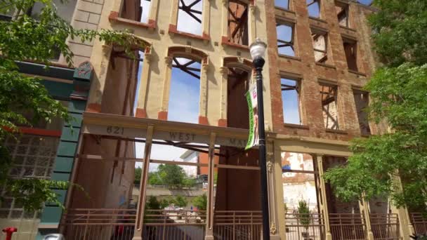 Old House Fasad Louisville Main Street Resor Fotografering — Stockvideo