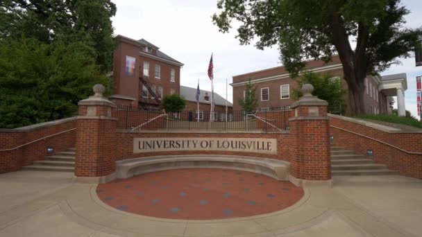 Universidade Louisville Viagens Fotografia — Vídeo de Stock