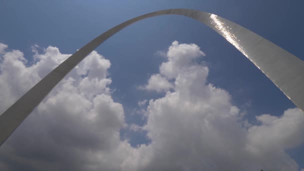 Gateway Arch Louis Saint Louis Missouri Juni 2019 — Stockvideo