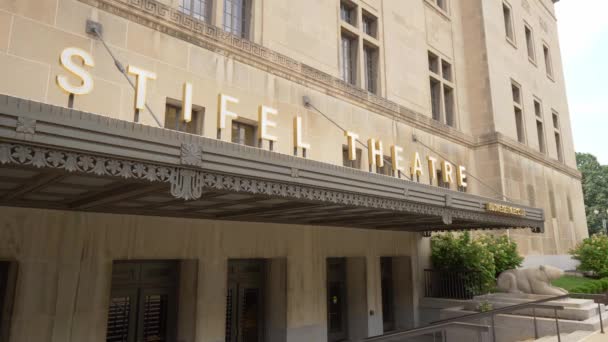 Stifel Theatre Louis Saint Louis Missouri Június 2019 — Stock videók