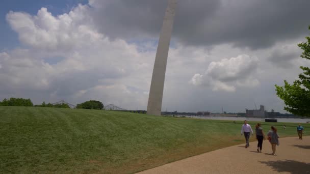 Brama Arch Park Narodowy Louis Saint Louis Missouri Czerwca 2019 — Wideo stockowe