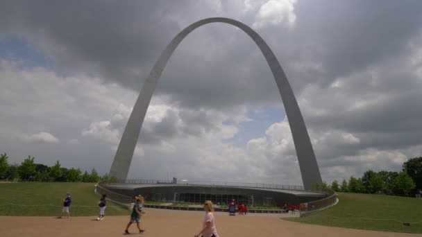 Gateway Arch Louis Saint Louis Missouri Június 2019 — Stock videók