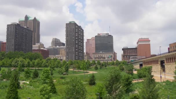 Parque Nacional Arco Gateway Louis Saint Louis Missouri Junho 2019 — Vídeo de Stock